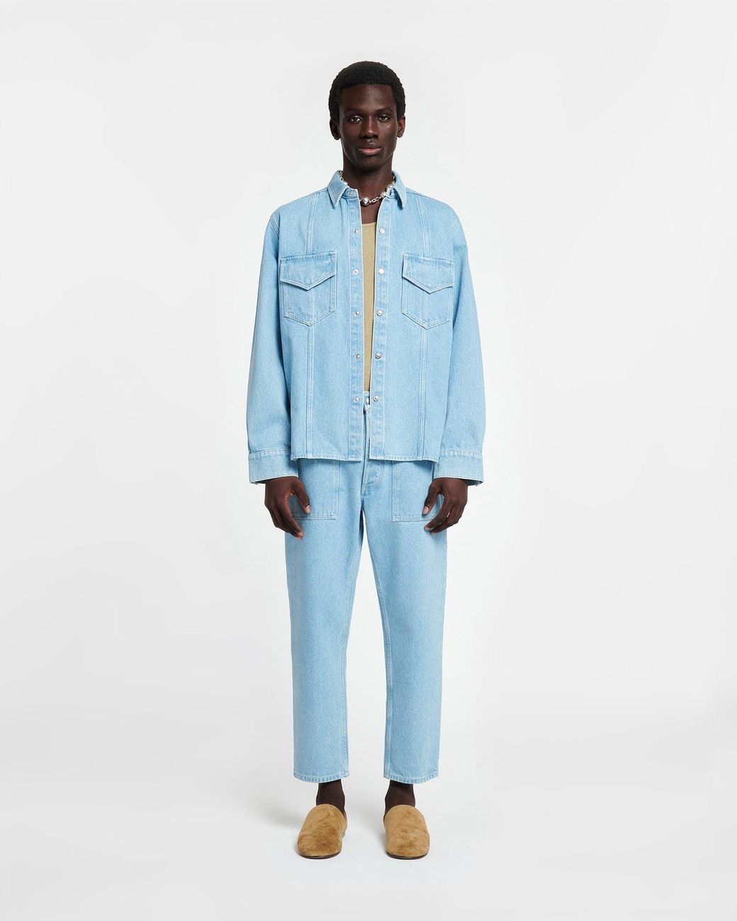 Nanushka Blue Tristo for men