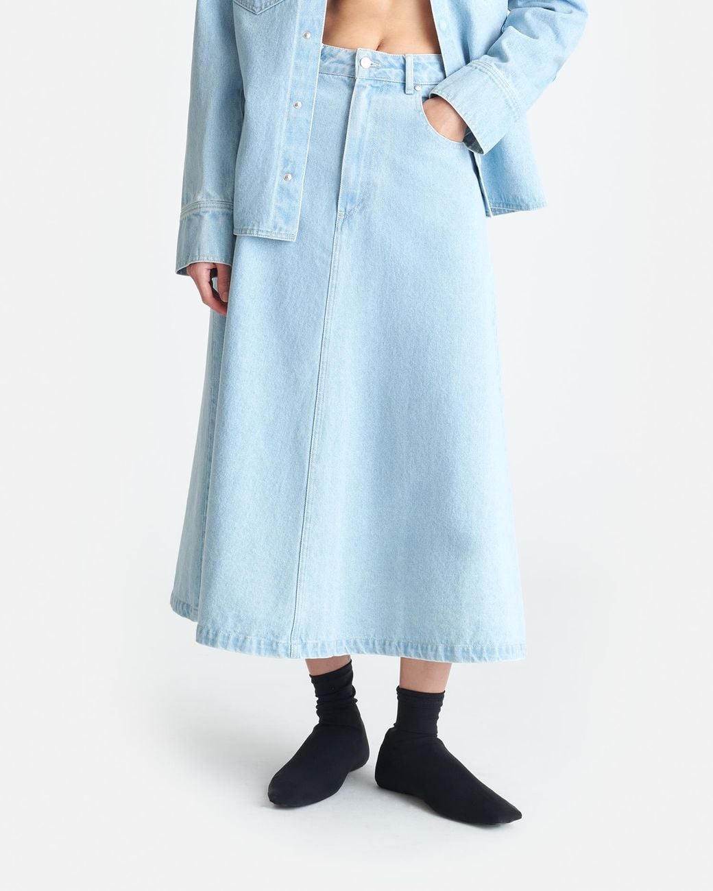 Nanushka Blue Cintia