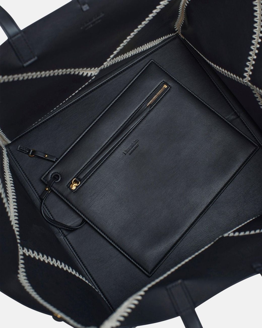 Nanushka Black Origami Tote