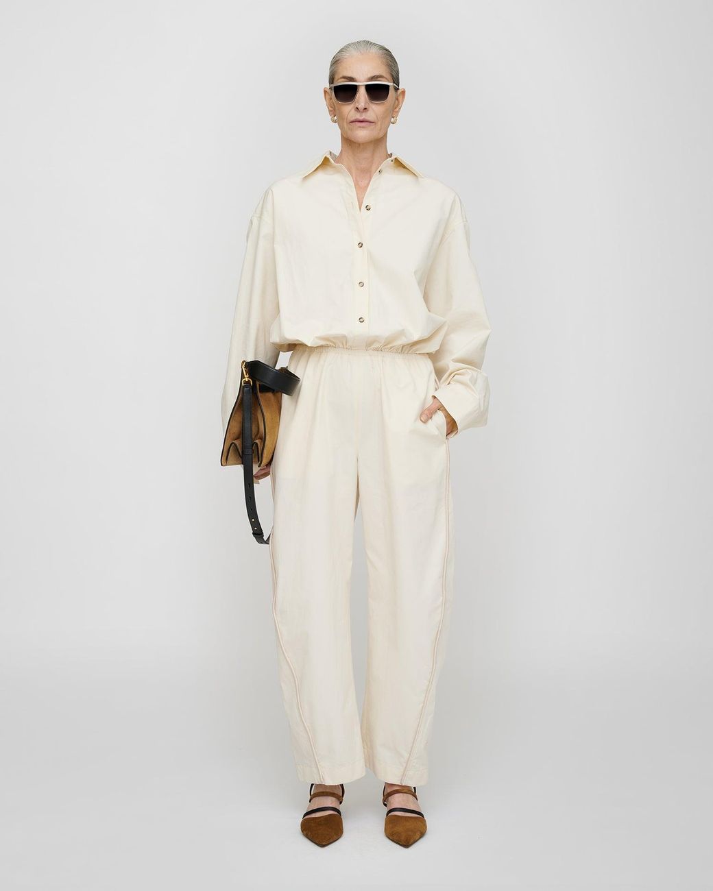 Nanushka White Bibione