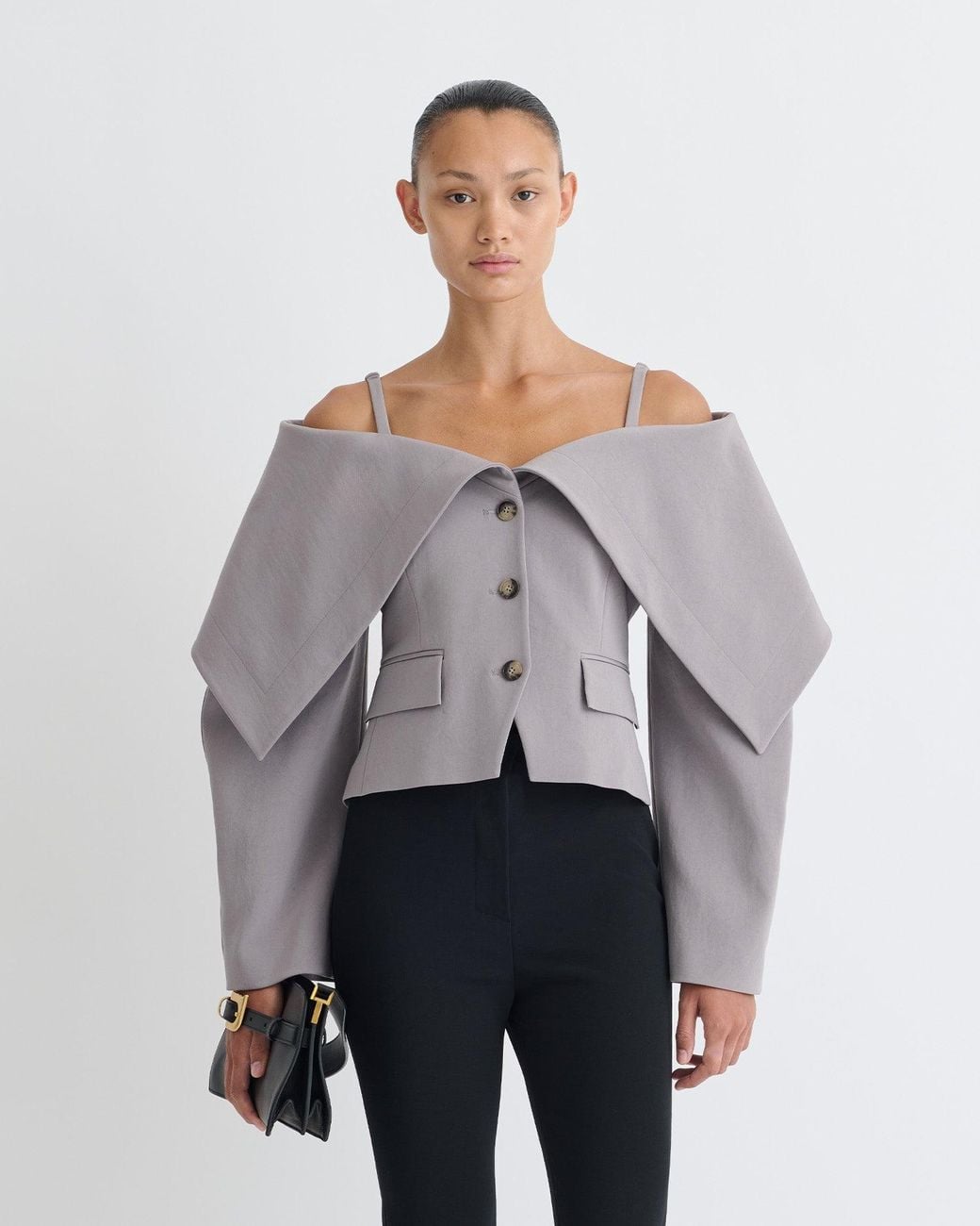 Nanushka Gray Amantha