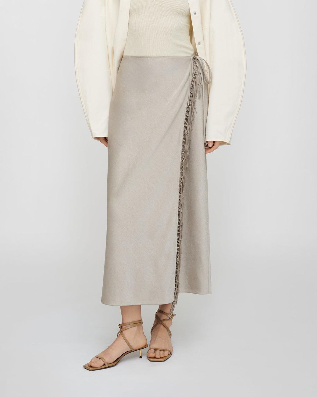 Nanushka White Gargi