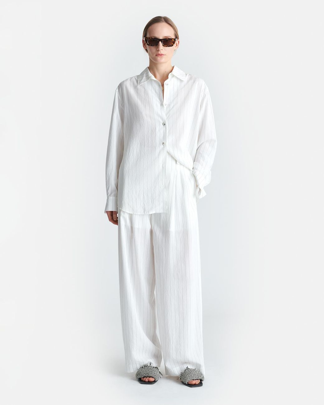 Nanushka White Fryda