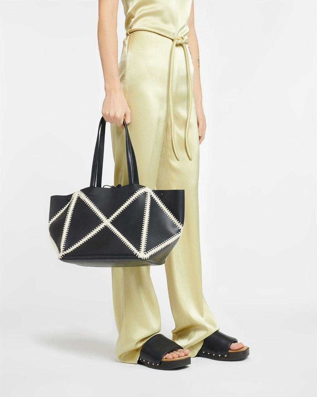 Nanushka Black Origami Tote