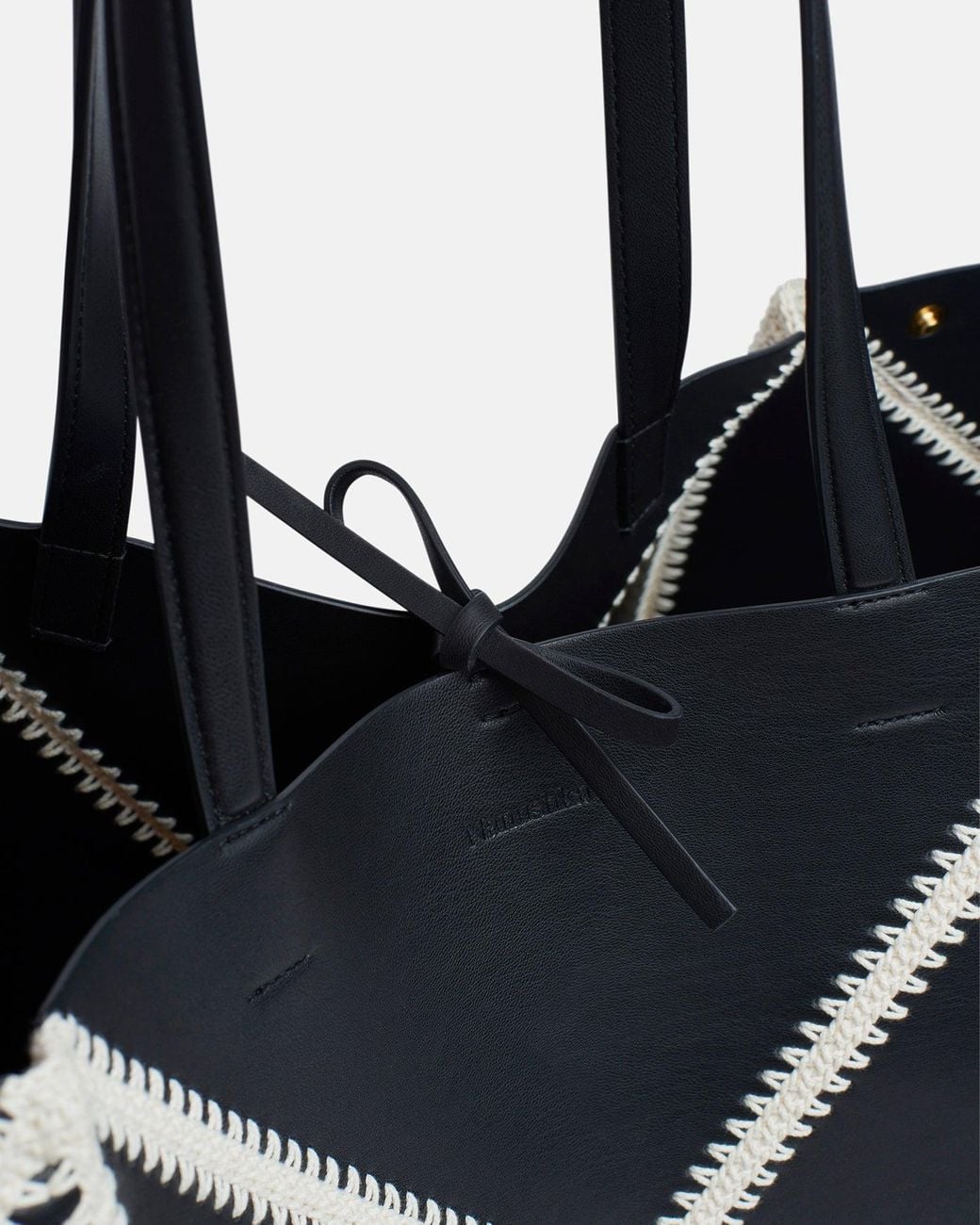 Nanushka Black Origami Tote