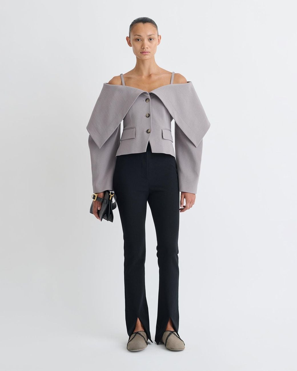 Nanushka Gray Amantha