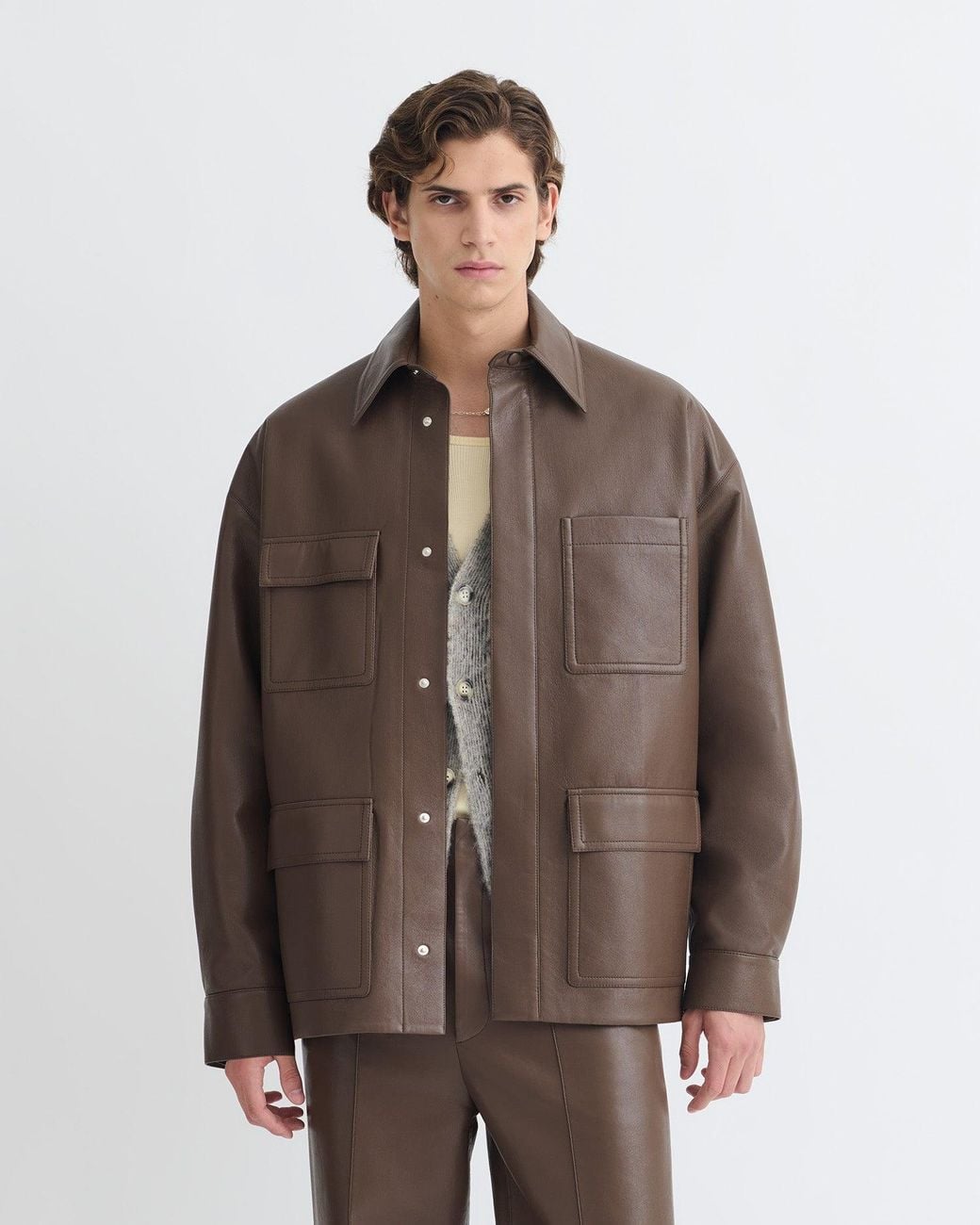 Nanushka Brown Chasin for men