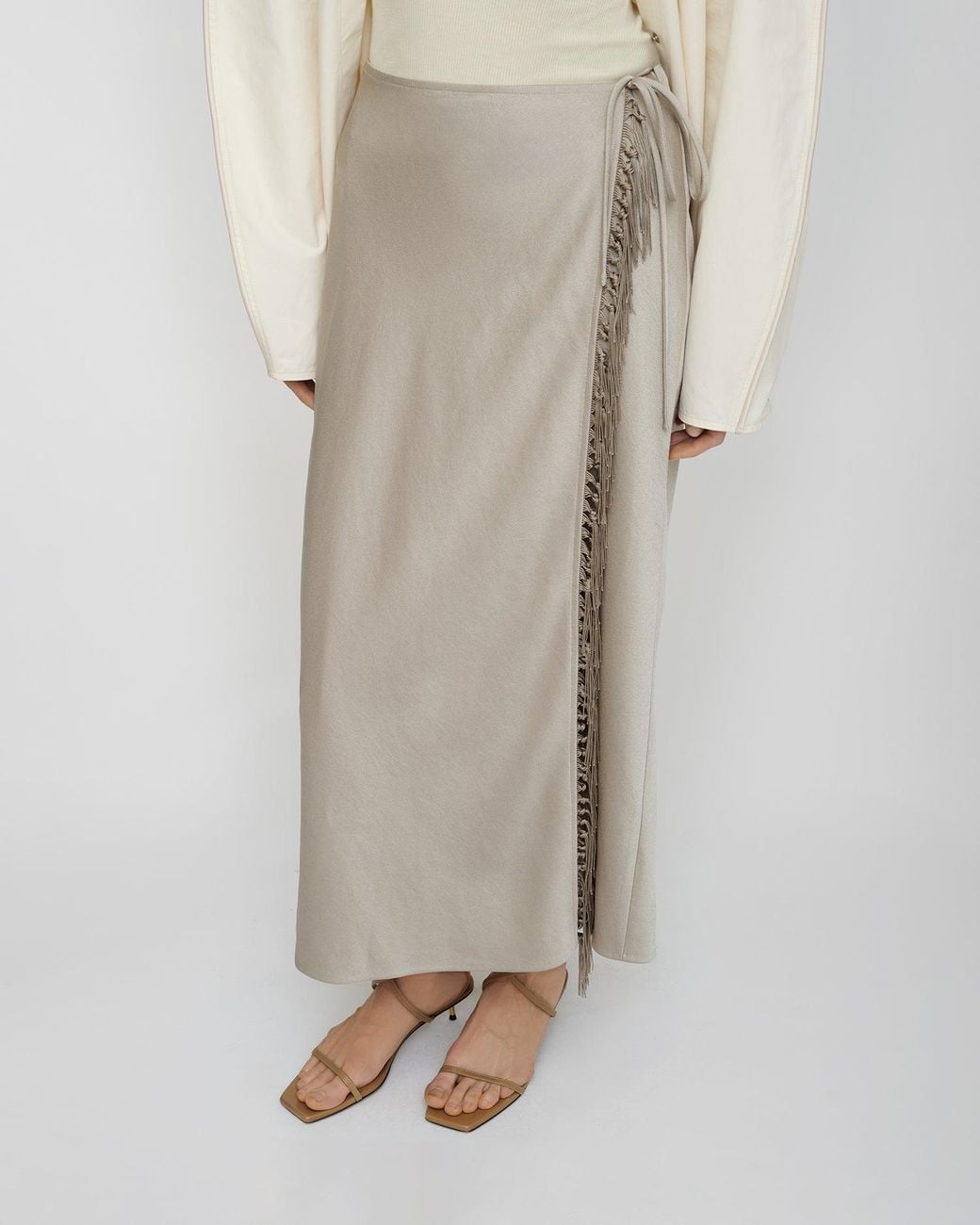 Nanushka White Gargi