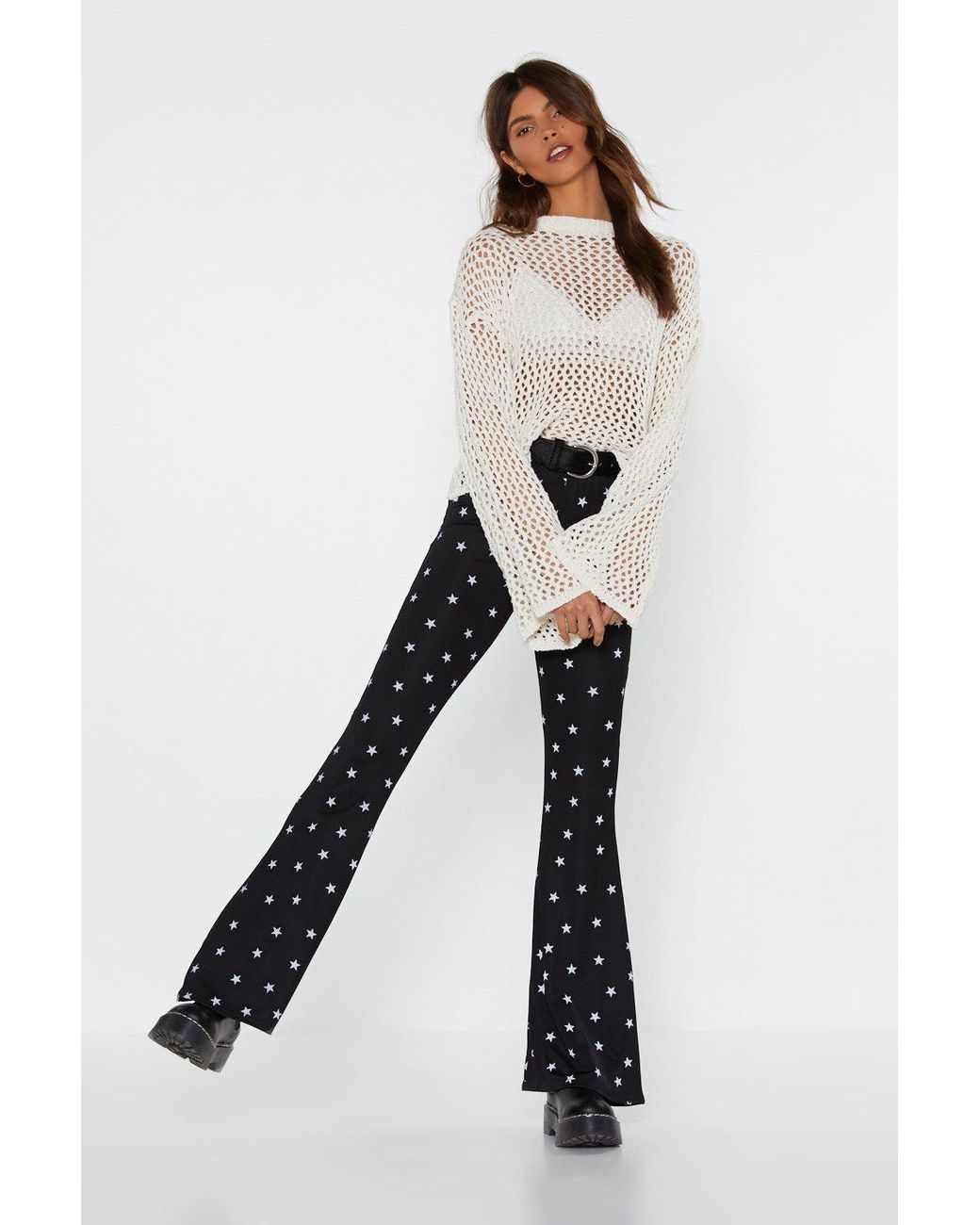 flared pants stars