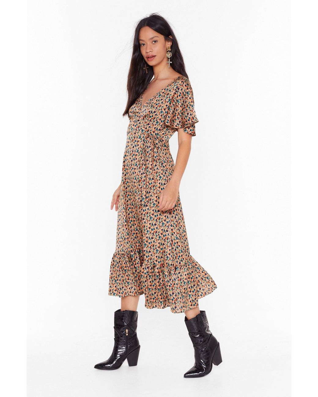 work of art midi dress