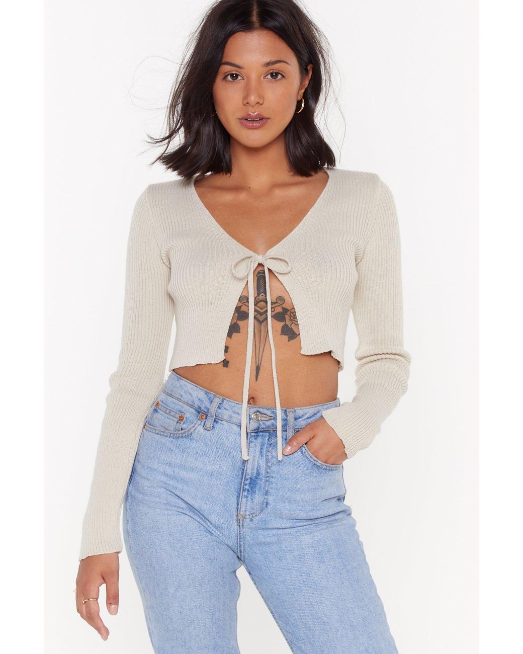 nasty gal cardigan set