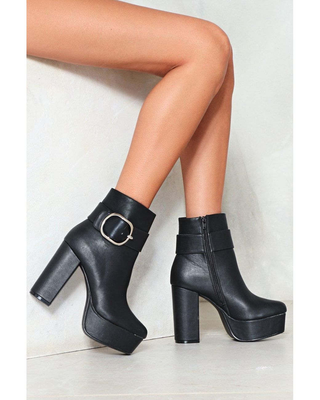 Nasty Gal Mamma Mia Platform Boot in 