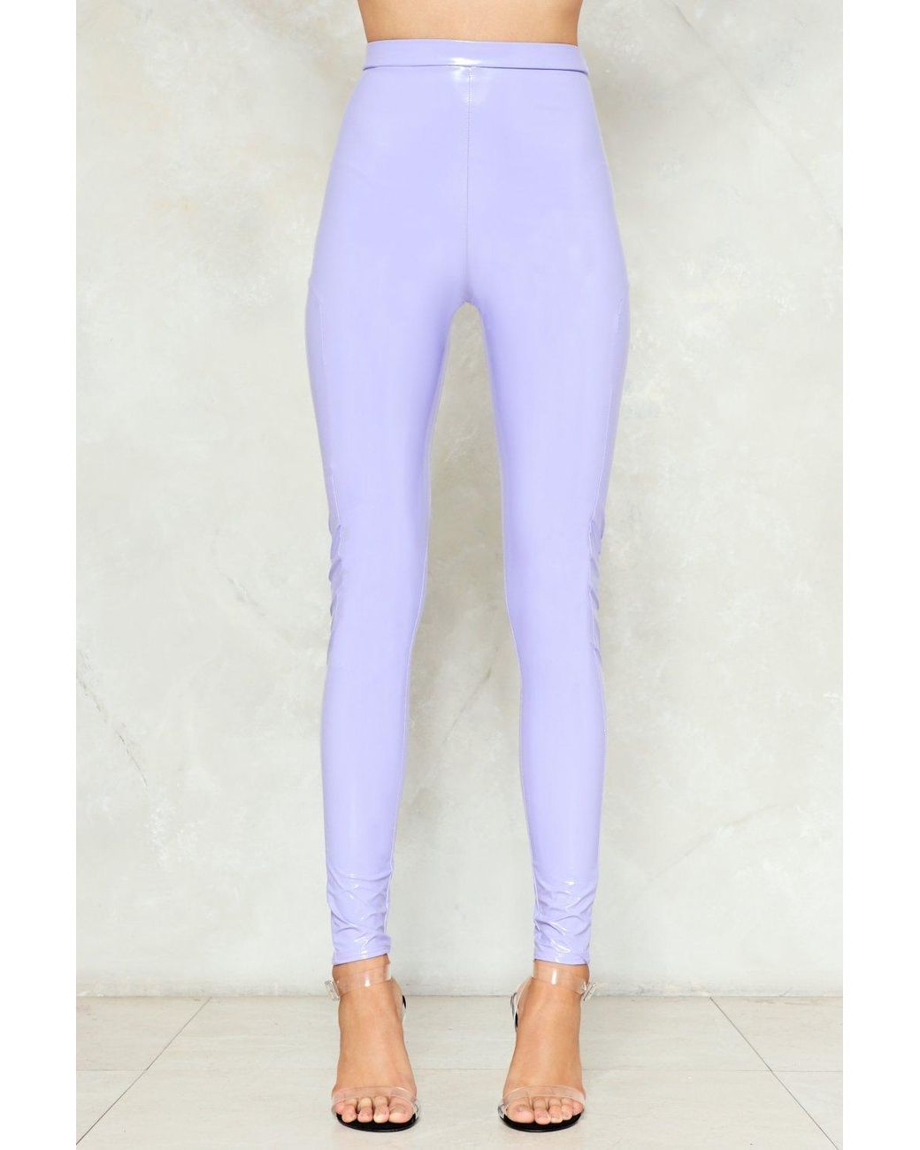 Nasty Gal Synthetic Vinyl Legging Vinyl 