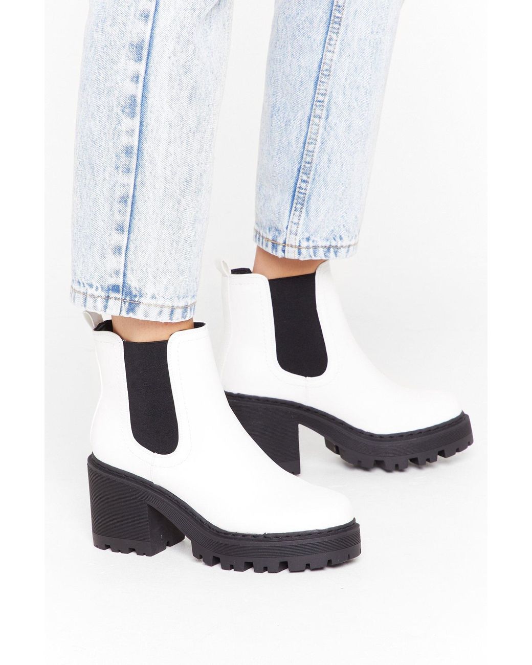 top of the world platform chelsea boot