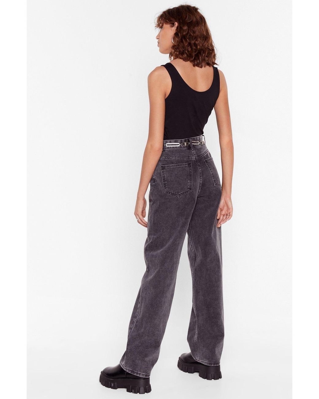 dru long wide leg jeans