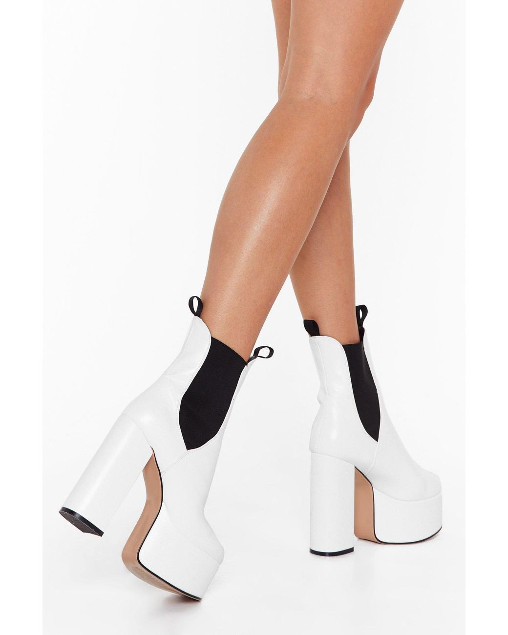 nasty gal platform boots