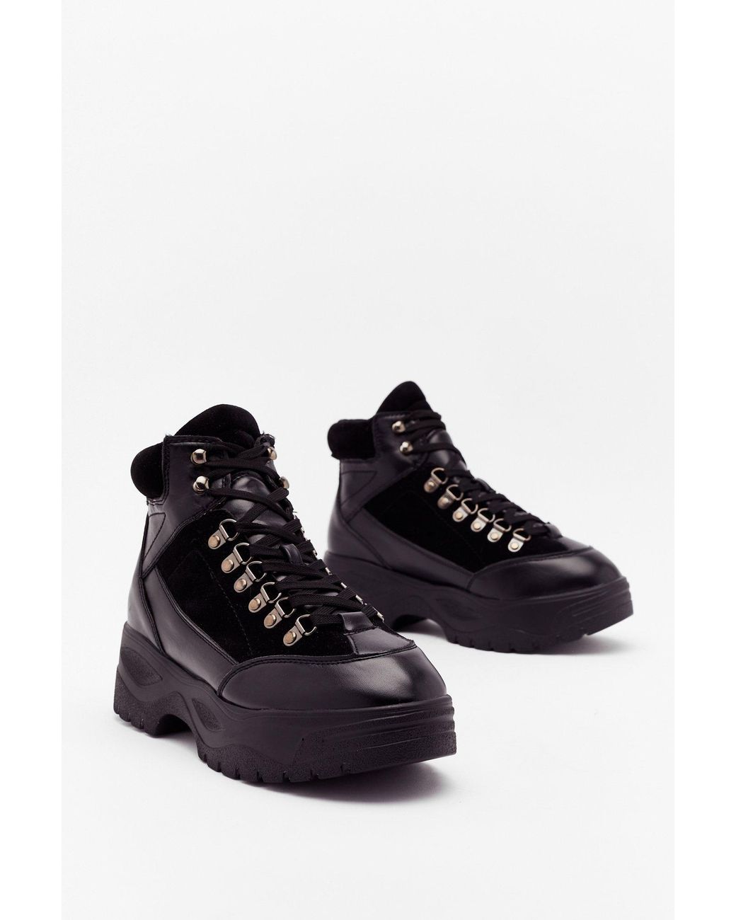 chunky hiker sneakers