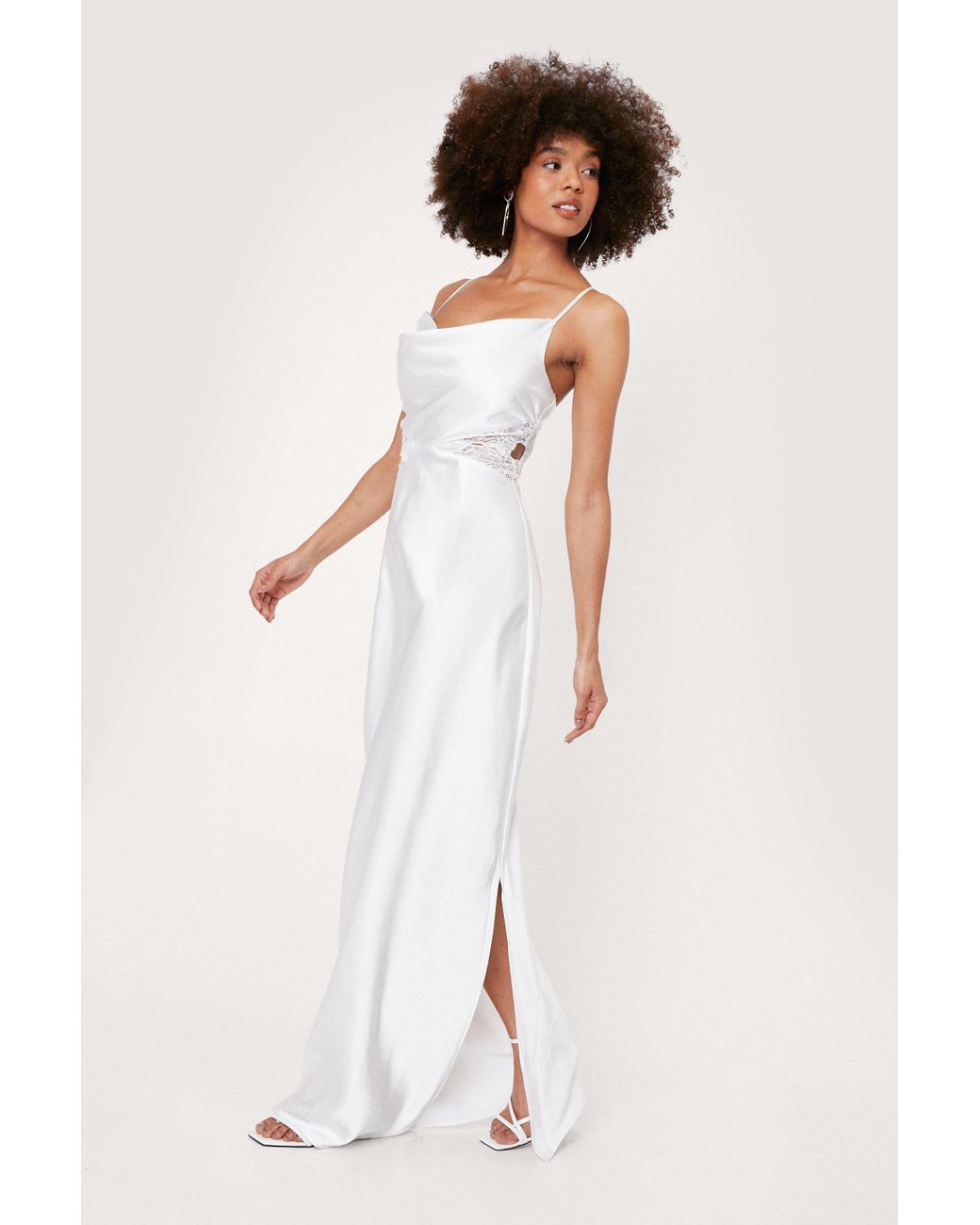 nasty gal square with me maxi dress