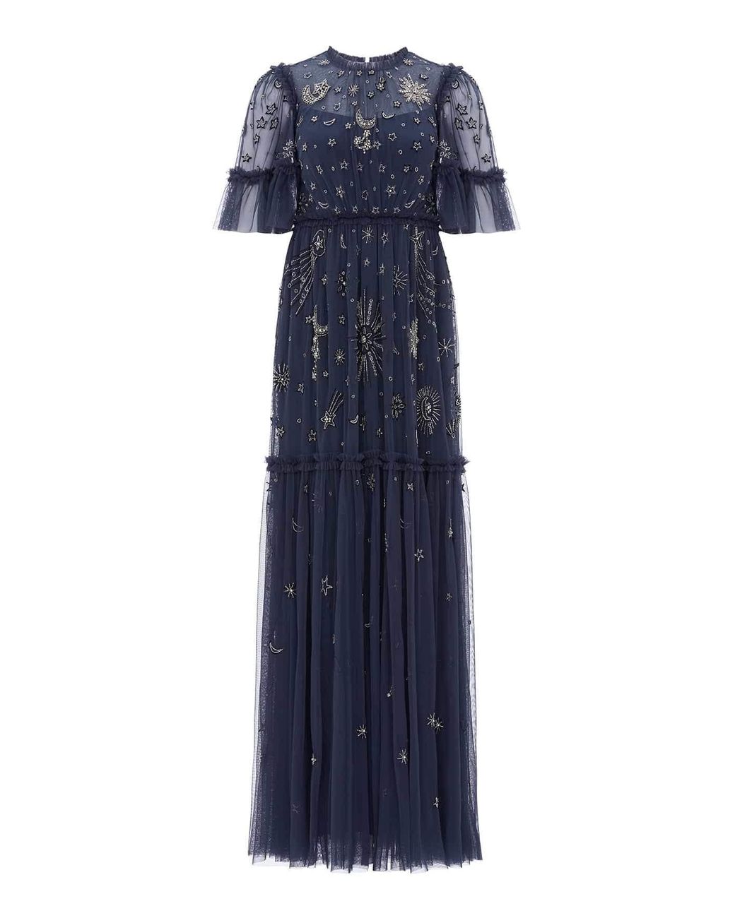 Needle & Thread Tulle Ether Gown in Navy (Blue) - Save 19% - Lyst