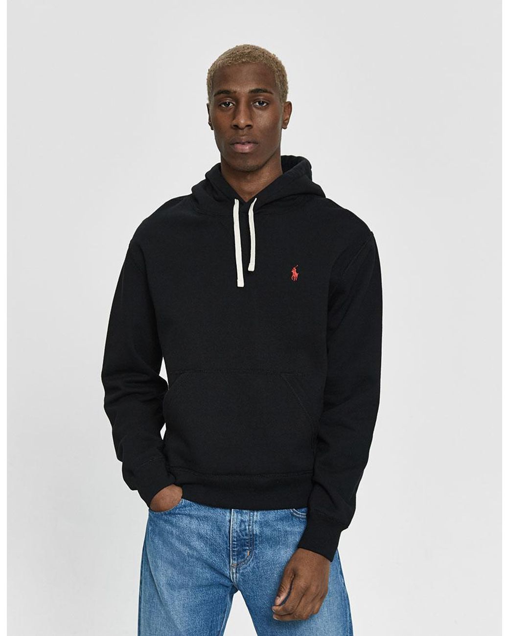Lyst - Polo Ralph Lauren Athletic Fleece Pullover Hoodie in Black for Men
