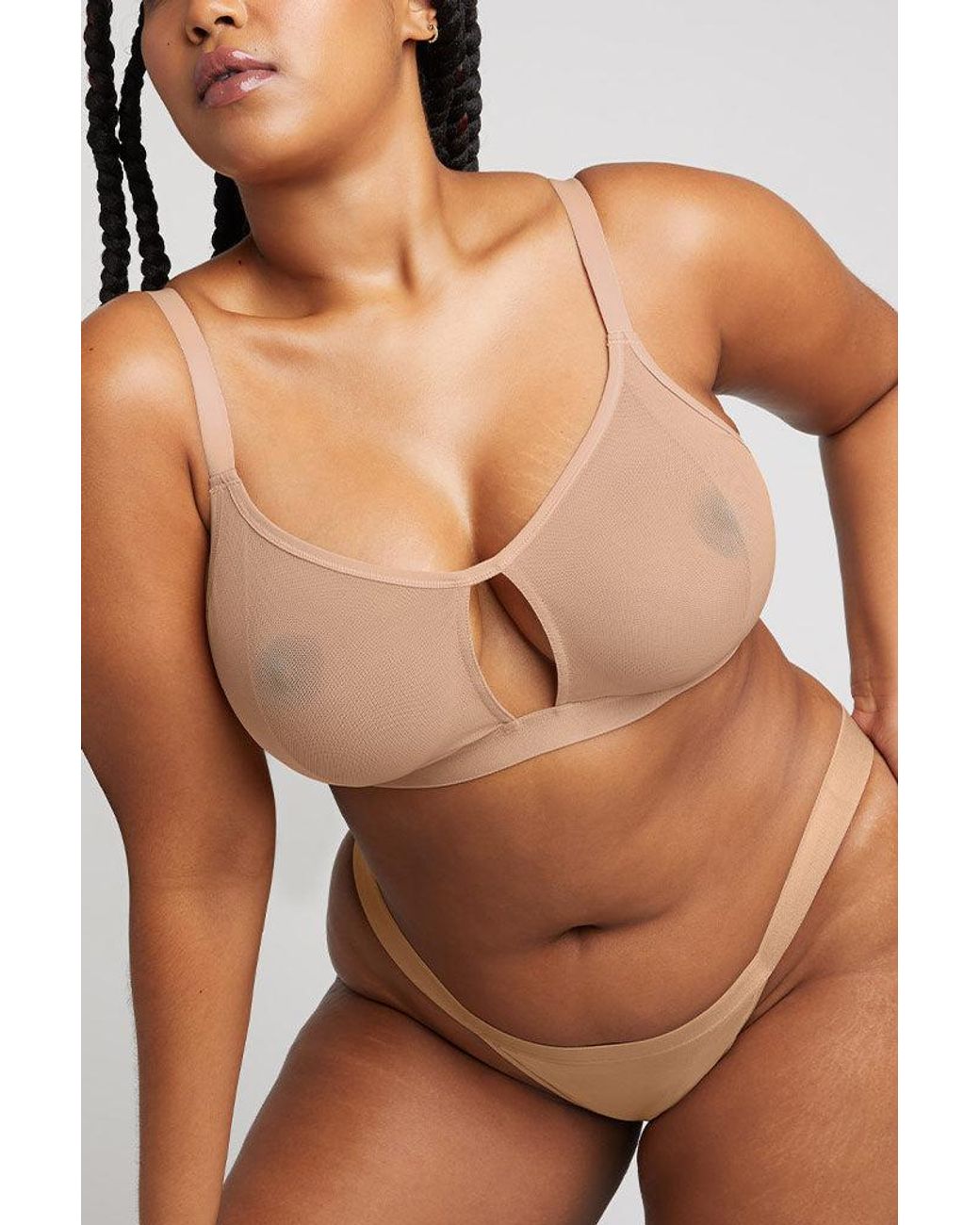 Negative Underwear Black Sieve Cutout Bra