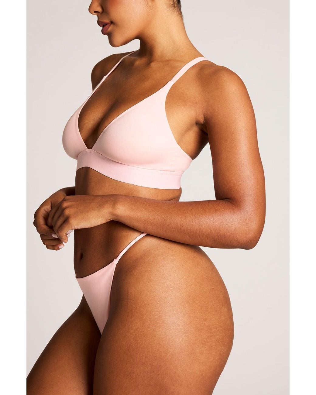 Negative Underwear Brown Glacé Triangle Bra