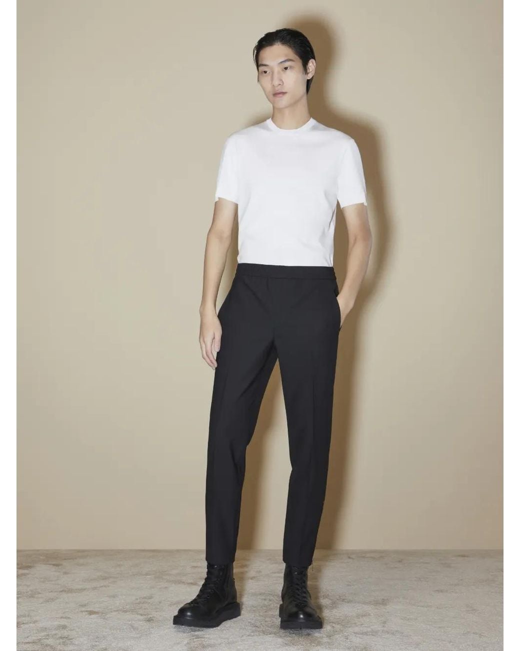 Neil Barrett Natural Barrett Zip Trousers for men