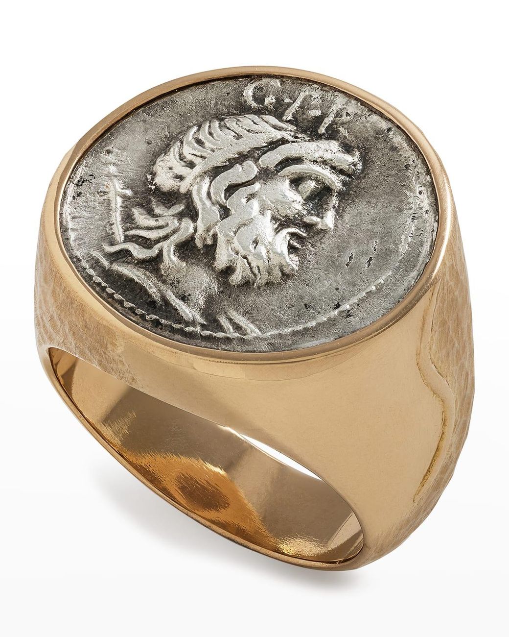 Angel on sale coin ring