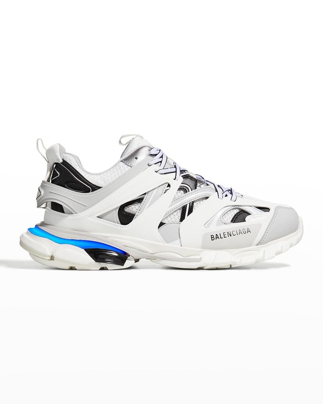 Balenciaga Track Caged Led-sole Trainer Sneakers in White for Men | Lyst