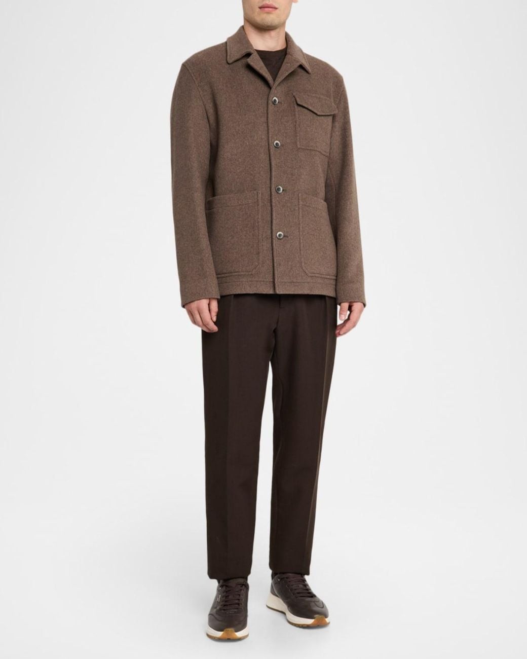 Herno Brown Apos;S Field Jacket for men