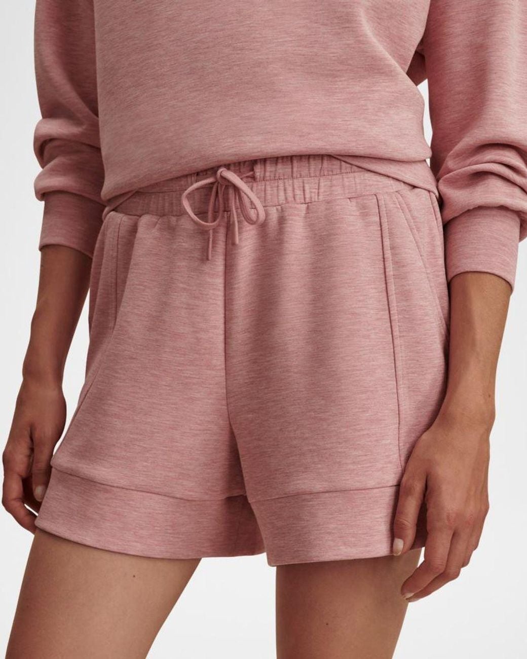 Varley Pink Atrium Drawstring Shorts