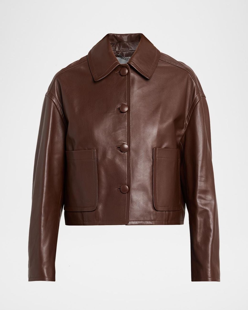 A.L.C. Brown Brooks Leather Jacket