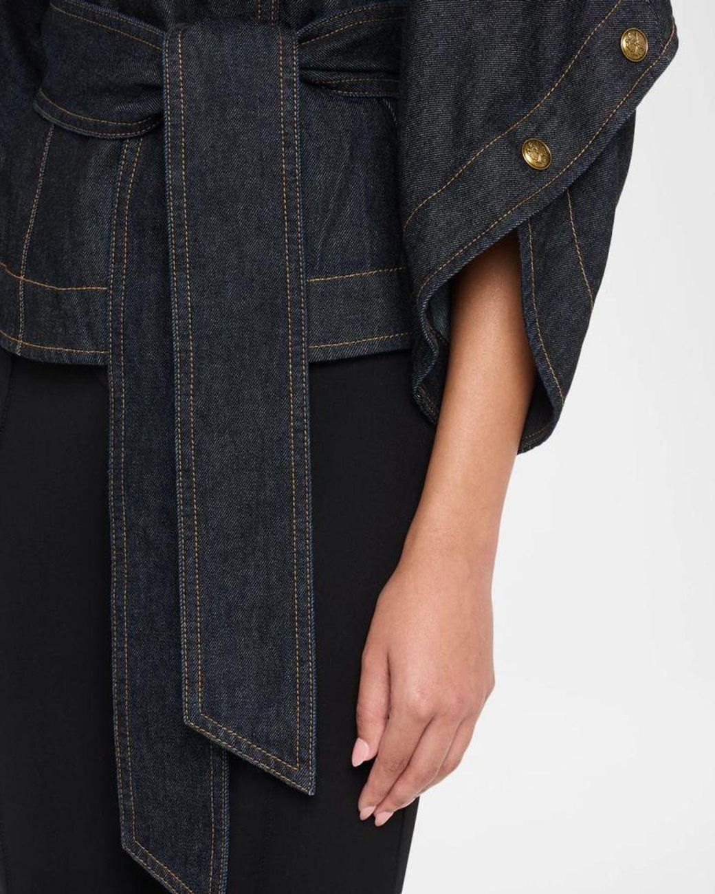 Zimmermann Blue Valiant Denim Buttoned Jacket
