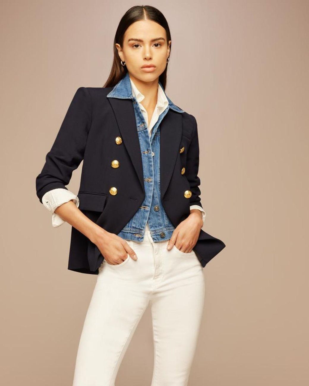Veronica Beard Black Miller Dickey Jacket