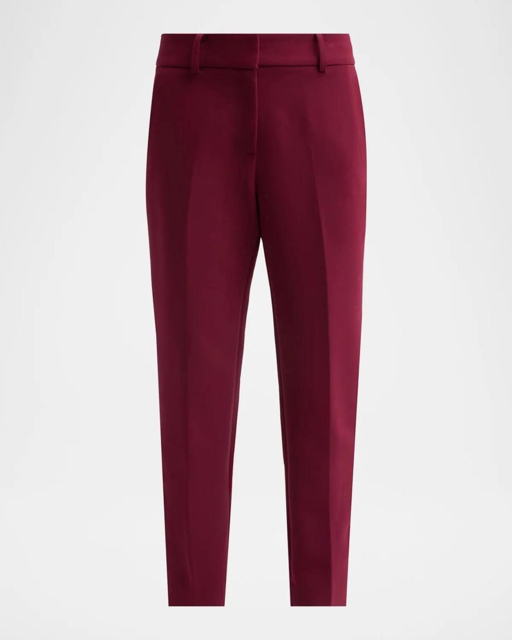 MILLY Nicola Cady Crop Pants in Red | Lyst