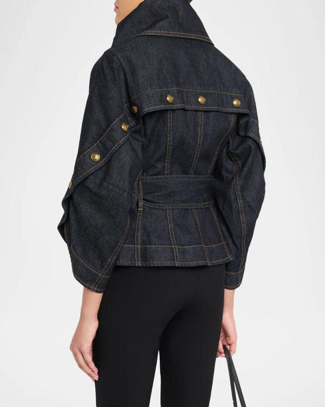 Zimmermann Blue Valiant Denim Buttoned Jacket