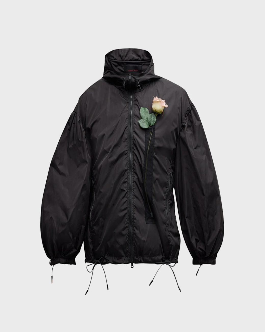 【Simone Rocha】2022ss BLACK総花刺繍 パフ ジャケット Simone Rocha】2022ss BLACK総花刺繍 パフ ジャケット