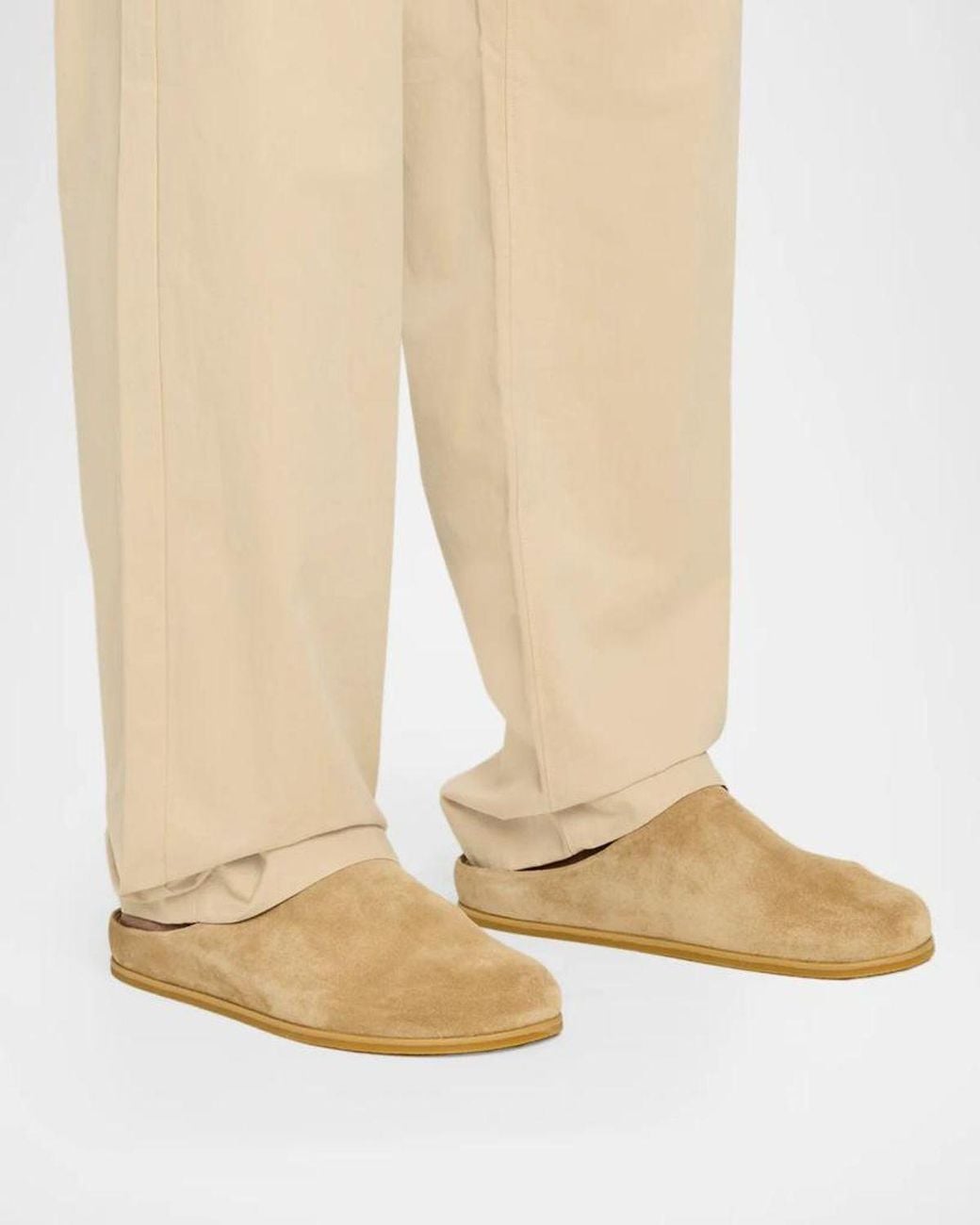 Vince White Leo Suede Mules