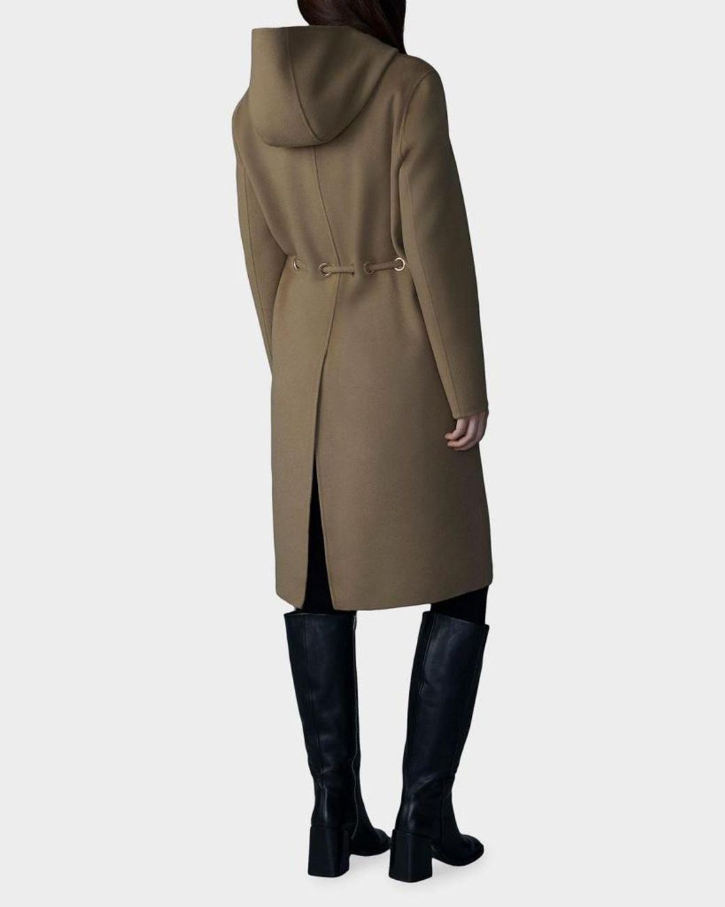 Mackage Natural Blithe Handmade Wool Coat