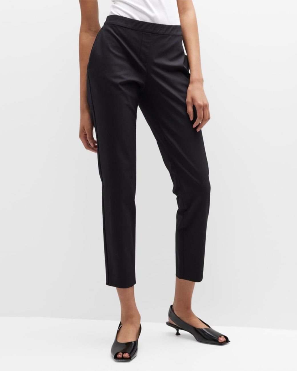 Theory Thaniel Approach Cropped Slim Pants in Blue | Lyst