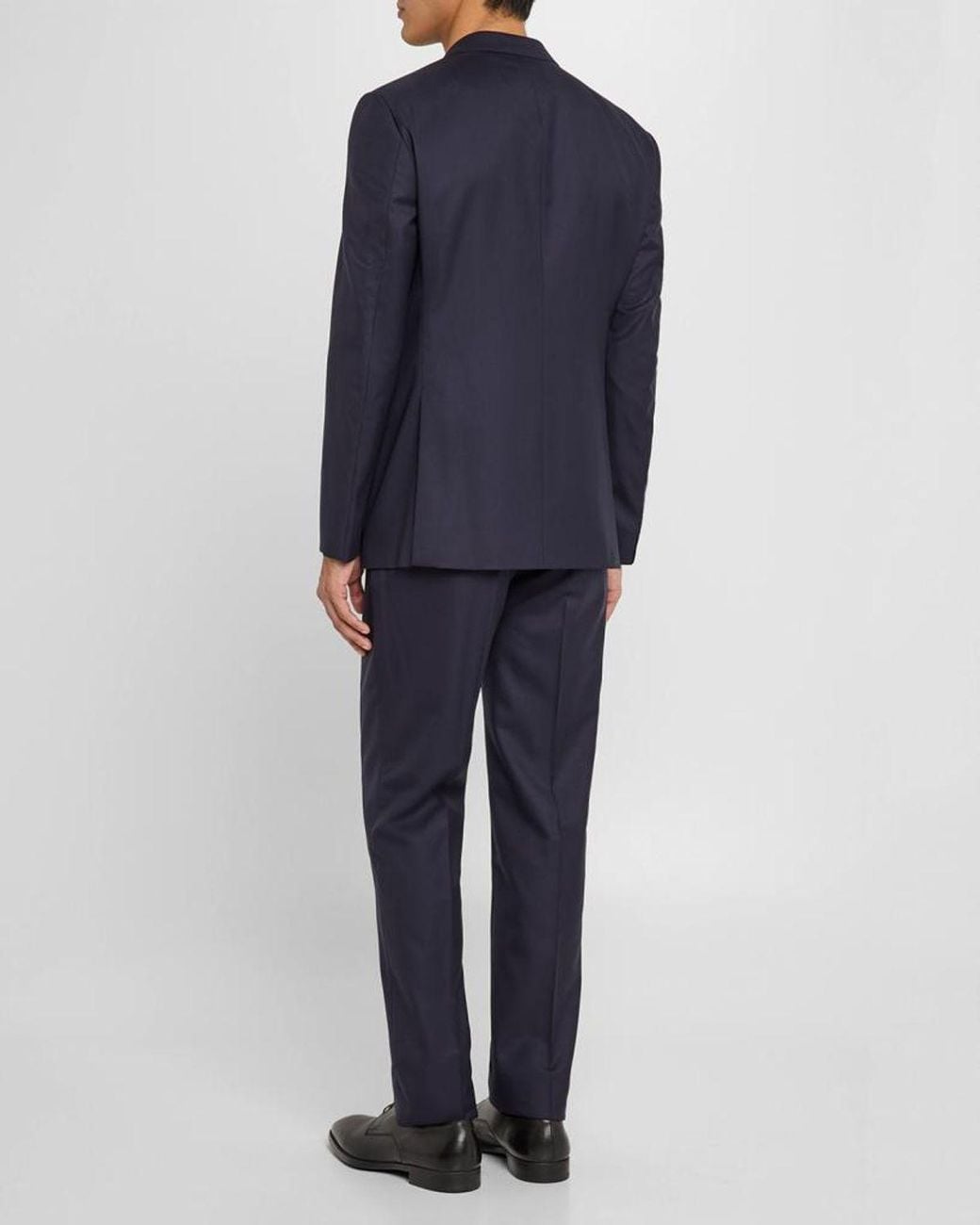 Giorgio Armani Blue Two-button Soft Basic Suit, Navy for men