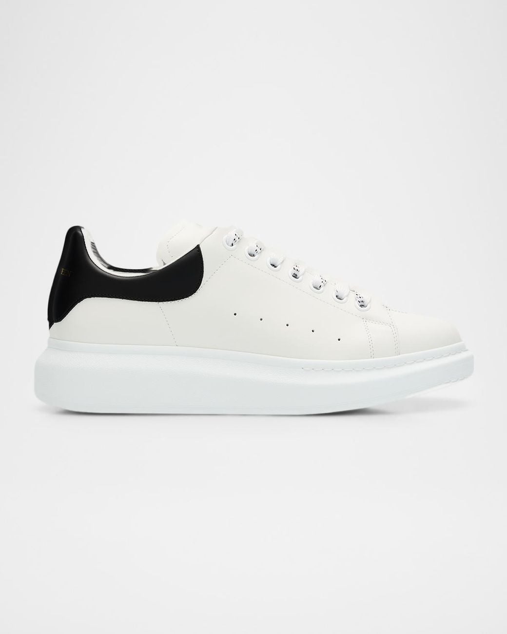 McQueen White Apos;S Leather Oversized Sneakers for men