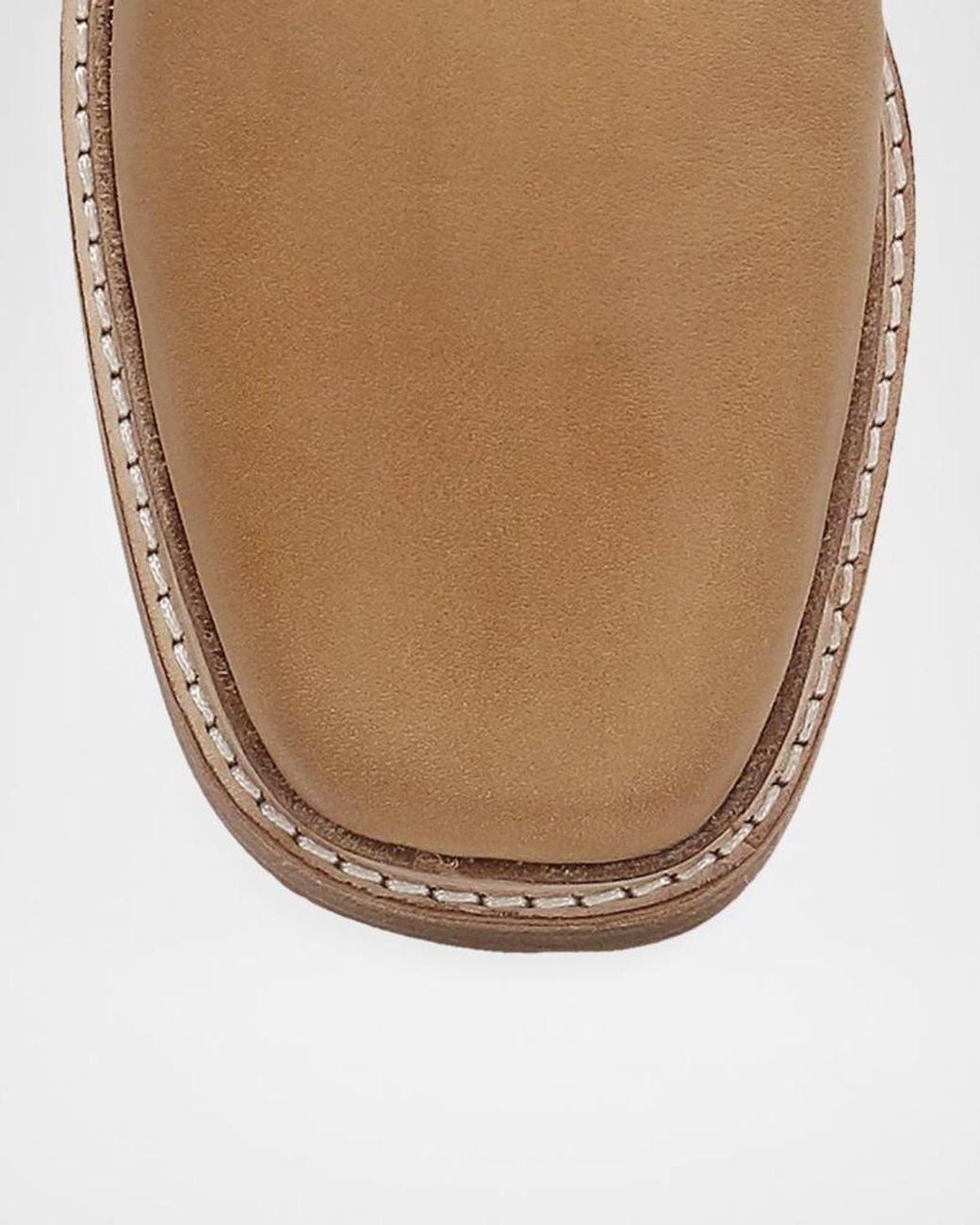 Frye Brown 65Mm Kate Oiled Leather Mules