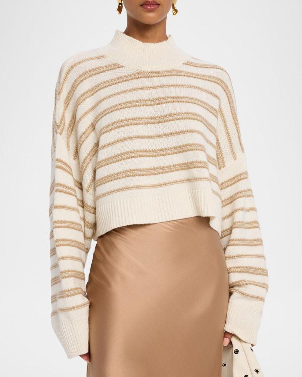 SABLYN Natural Wells Cropped Cashmere Pullover