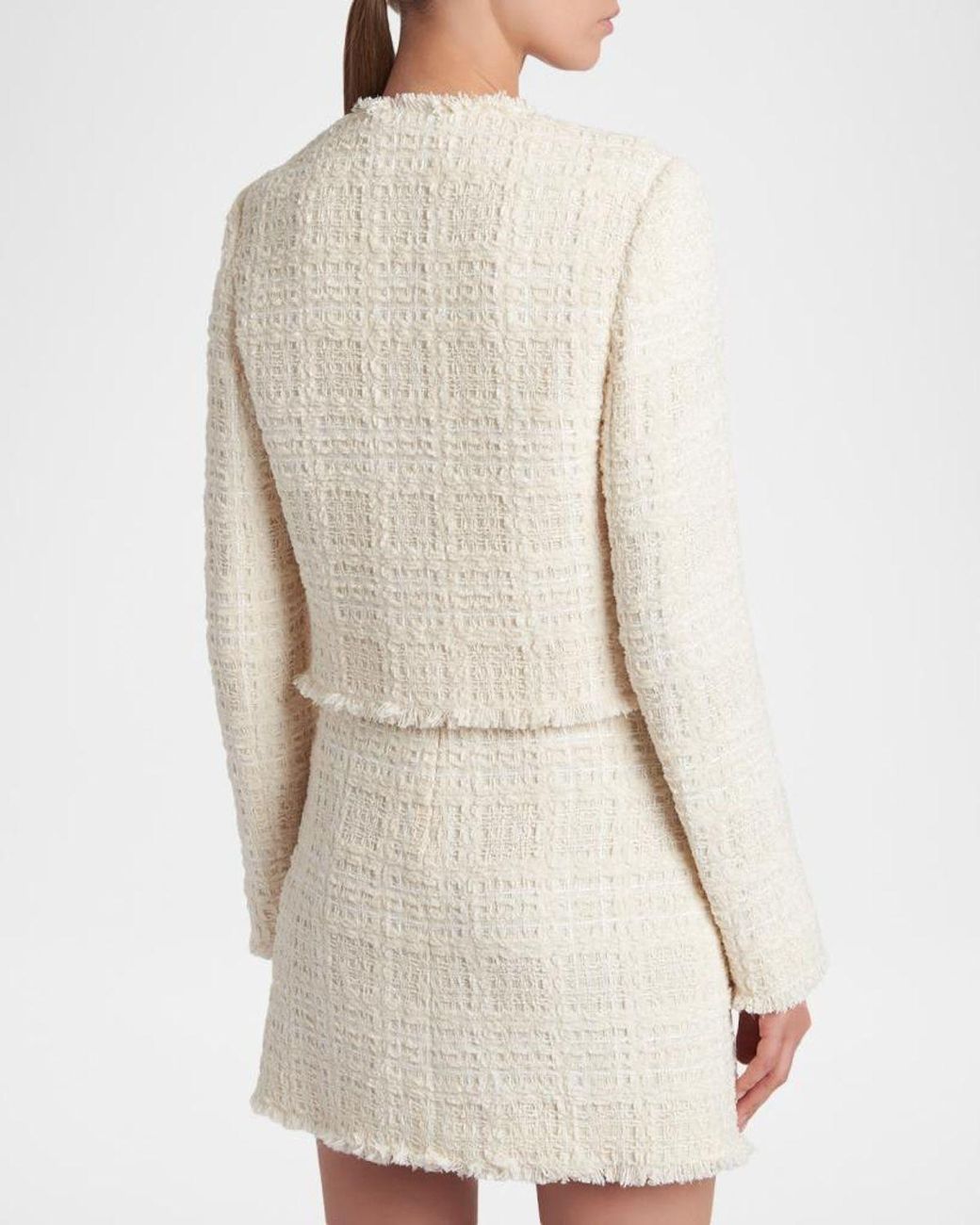 Versace Natural Informal Tweed Jacket
