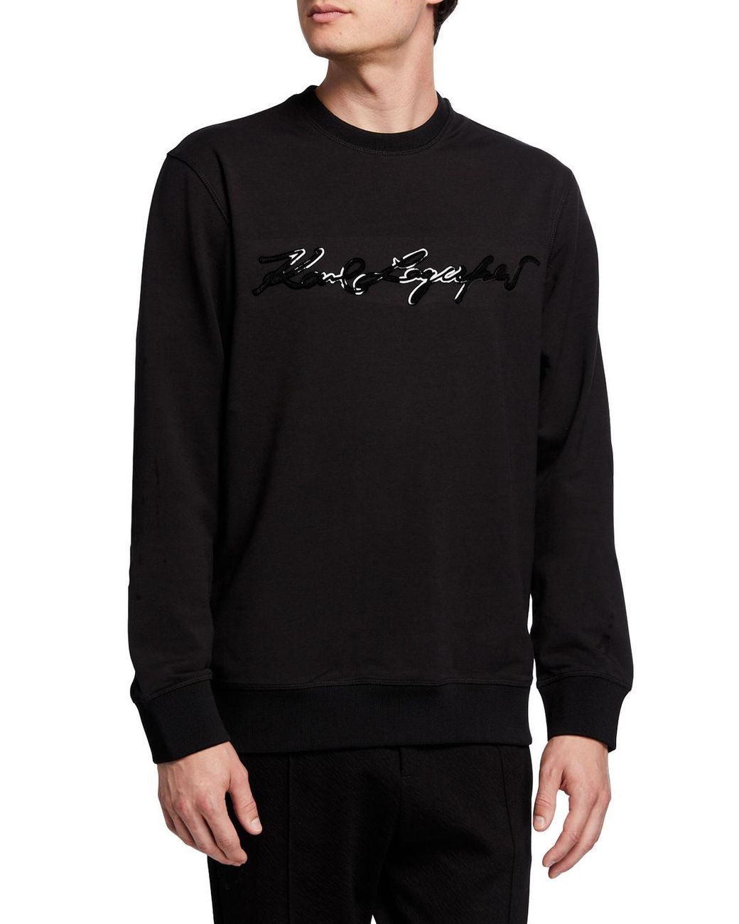 karl lagerfeld sweatshirt mens