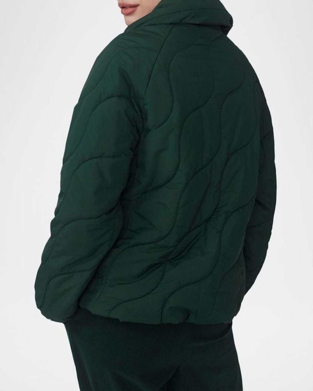 Varley Green Fabia Quilted Jacket