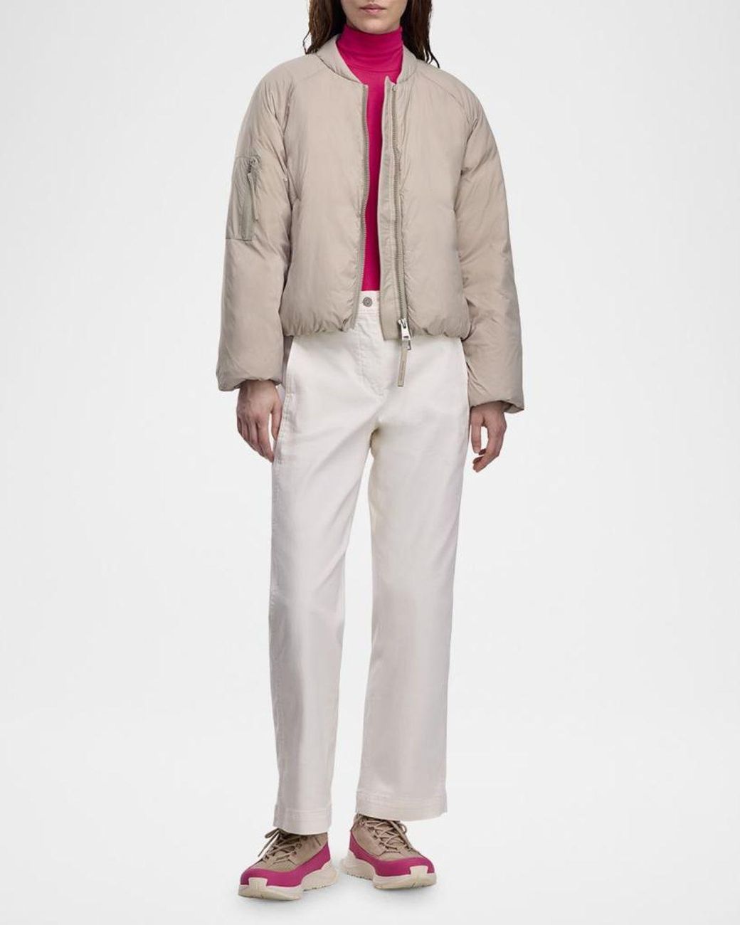 Canada Goose Brown Elba Down Bomber Jacket