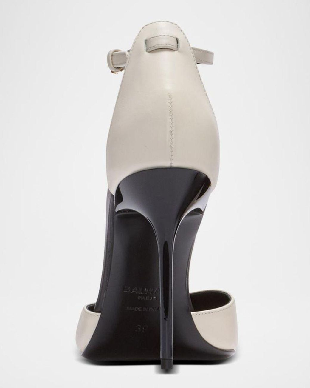 Balmain Multicolor Leather Sync Heeled Mules 95