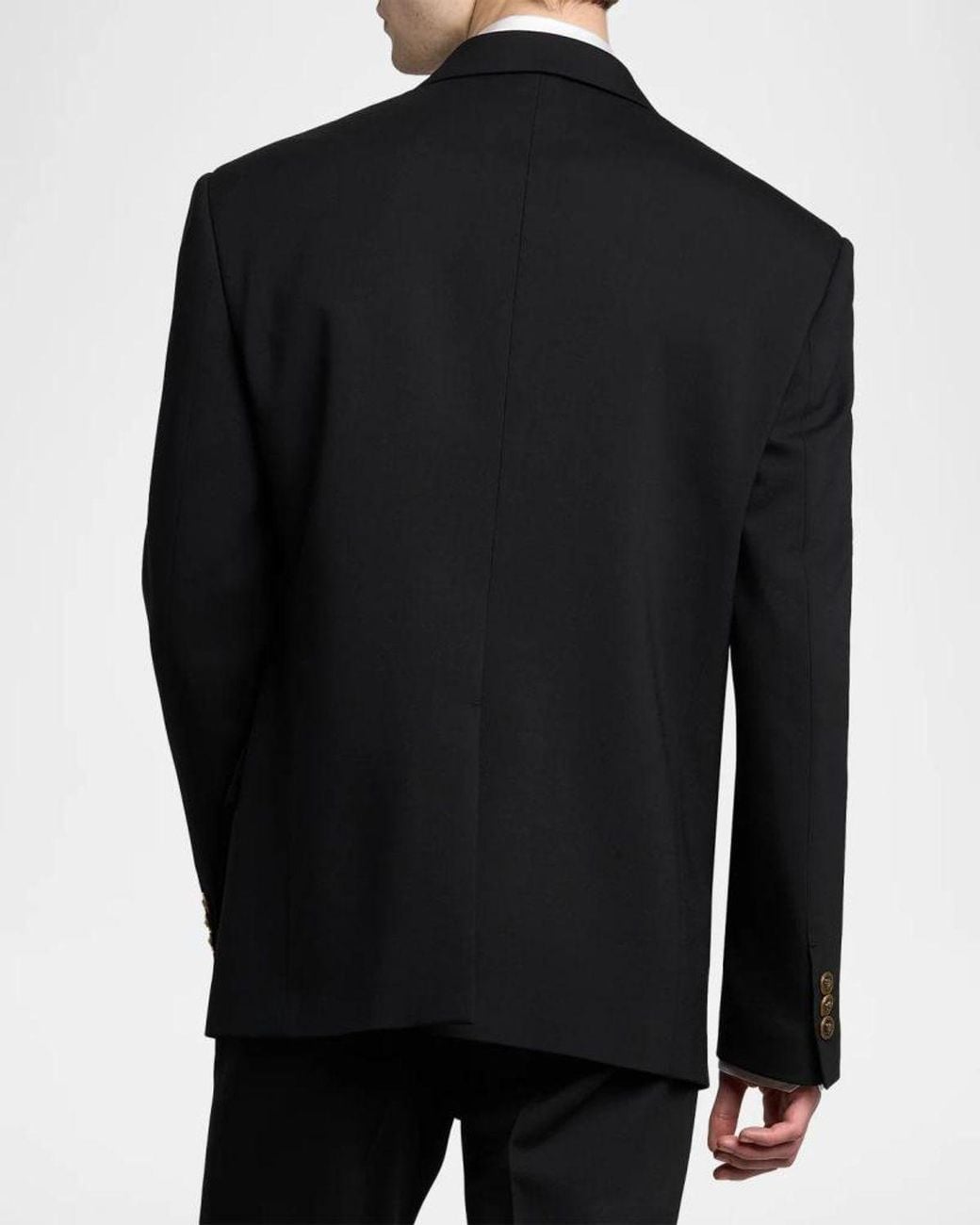 Versace Black Apos;S Embellished Stretch Wool Evening Jacket for men